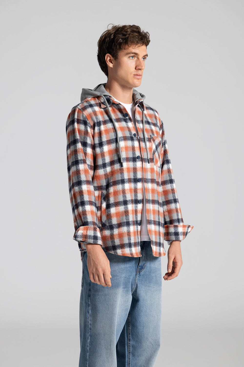 Checked Over Shirt
