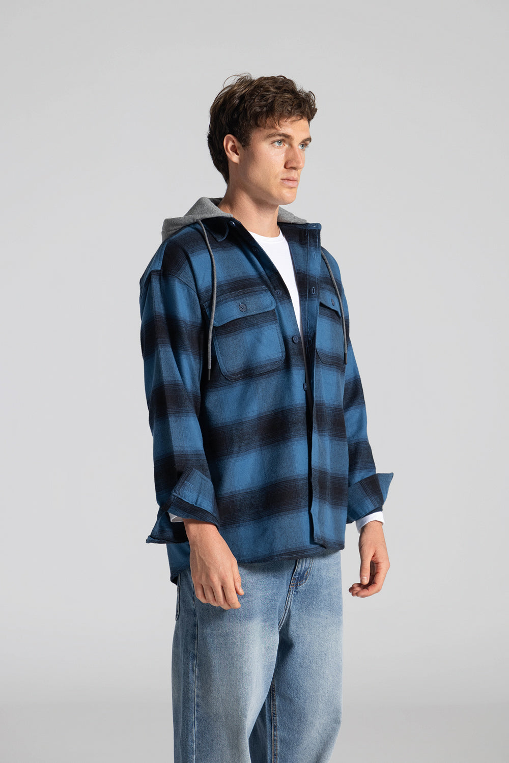 Checked Over Shirt