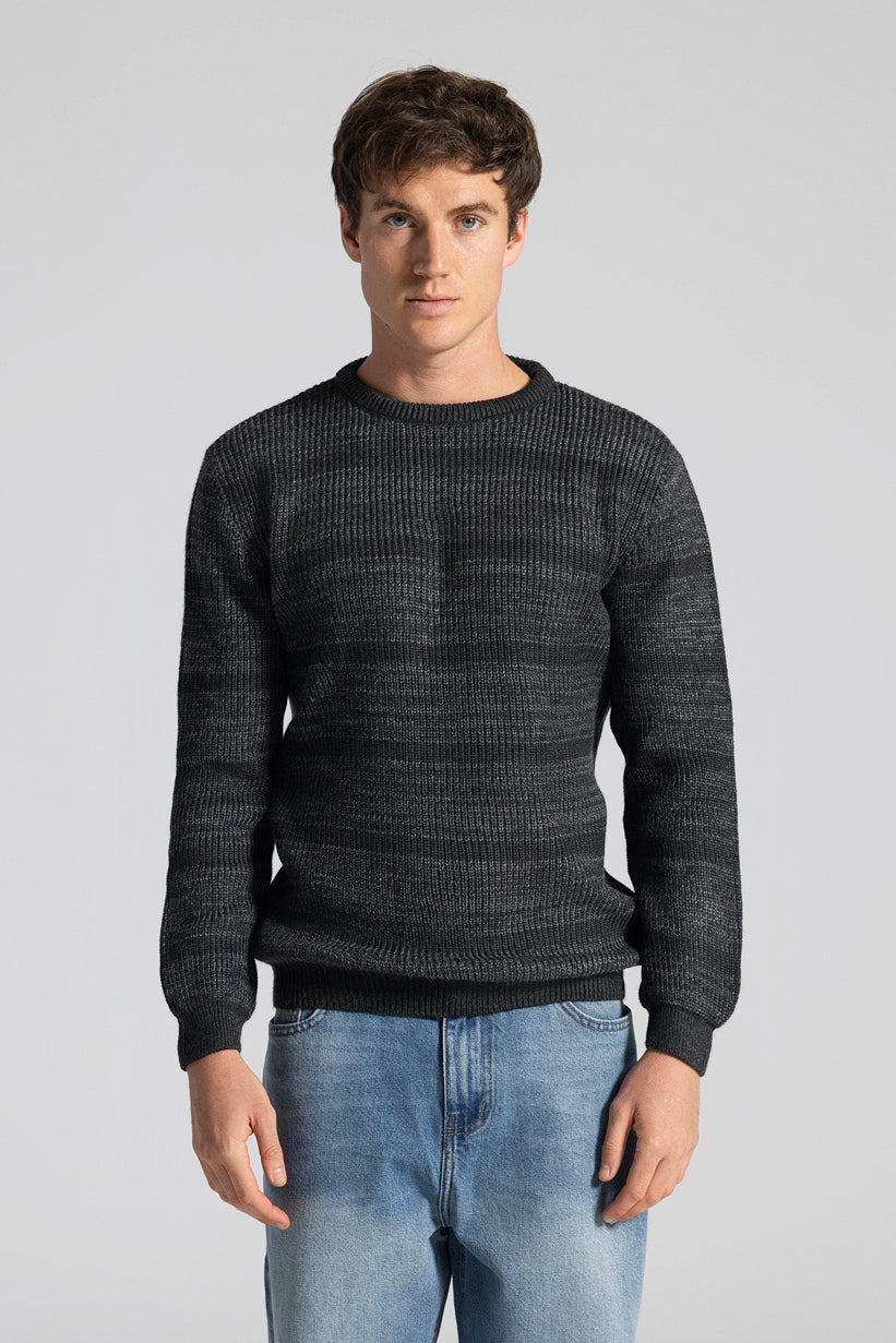 Knitted Crew Neck Pullover