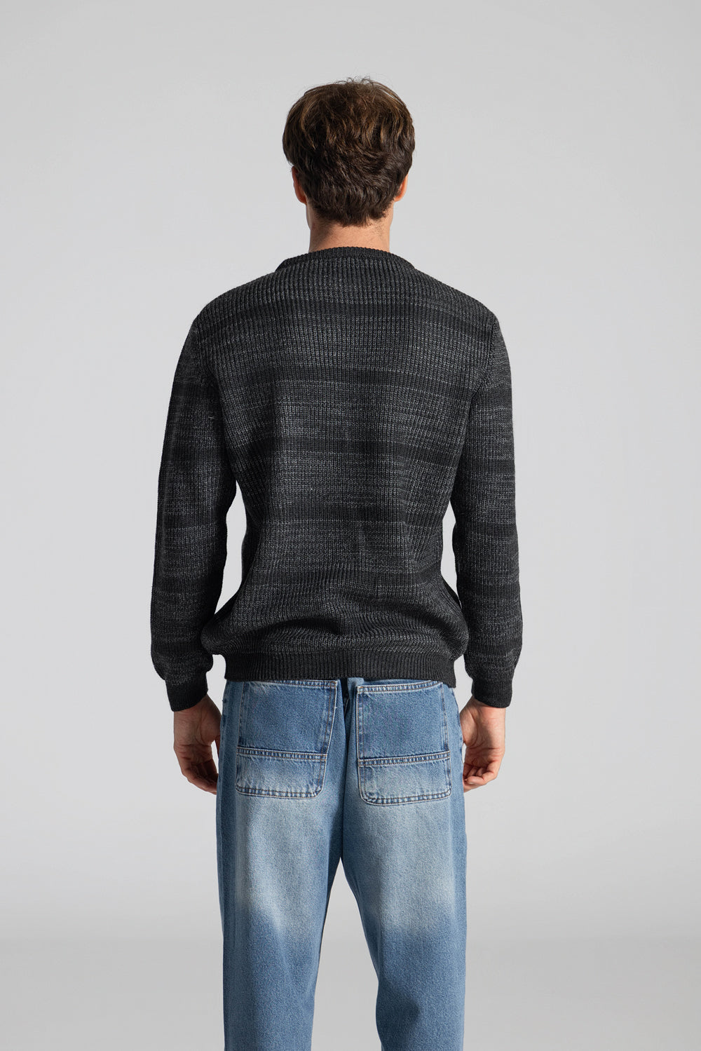 Knitted Crew Neck Pullover