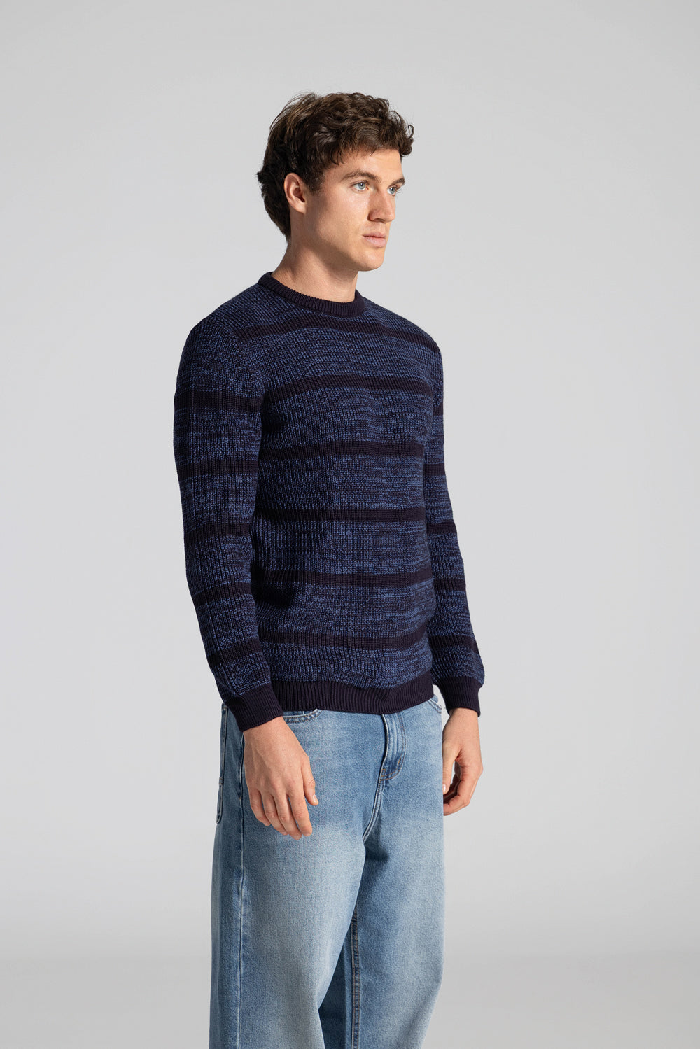Knitted Crew Neck Pullover