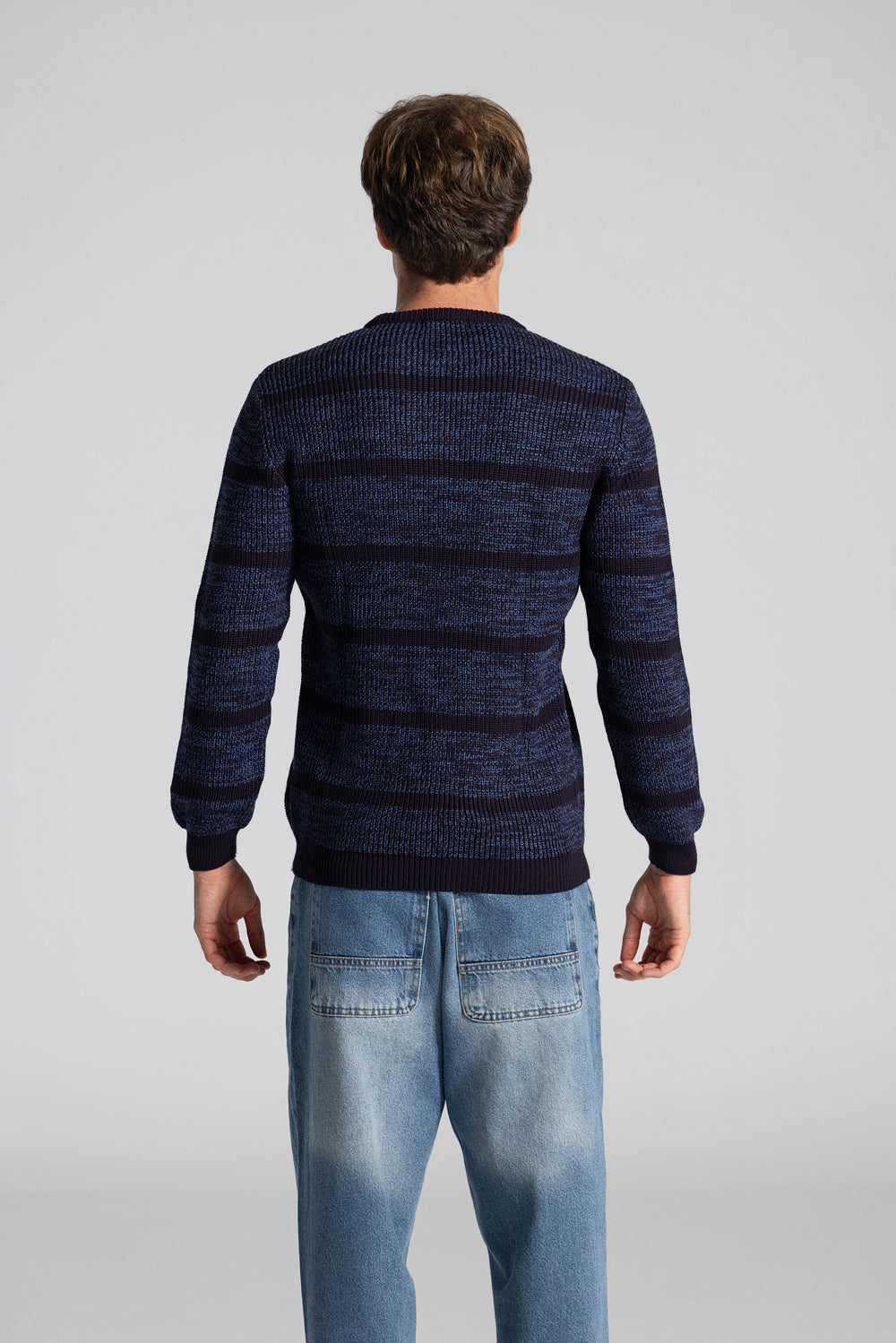 Knitted Crew Neck Pullover