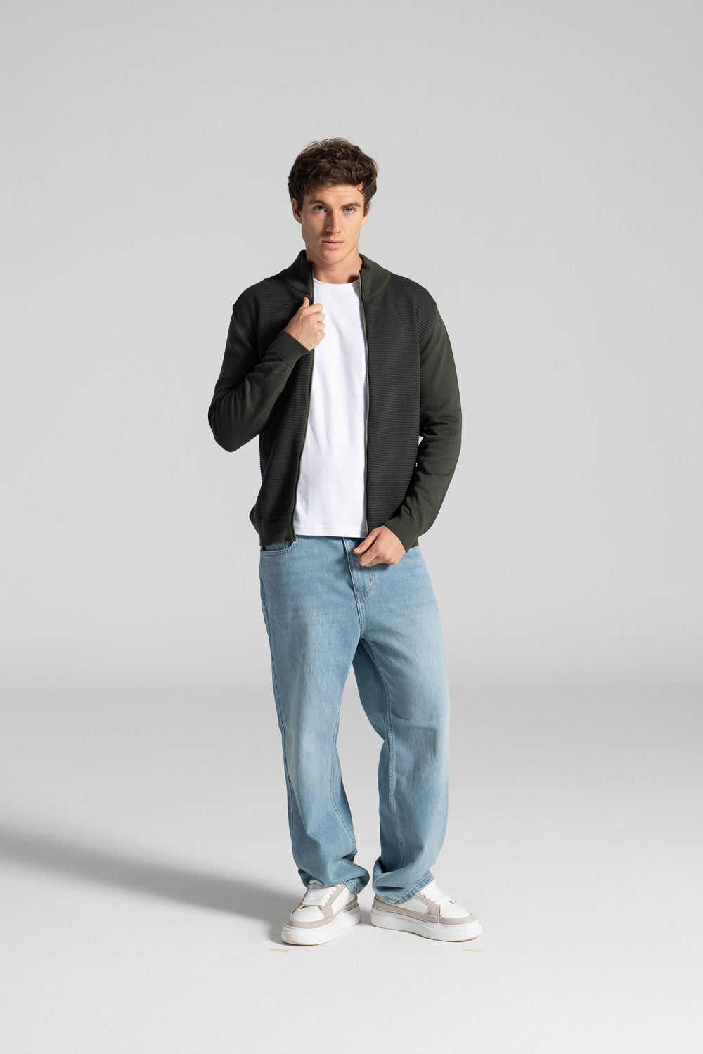 Full Zipper Jacket Pullover