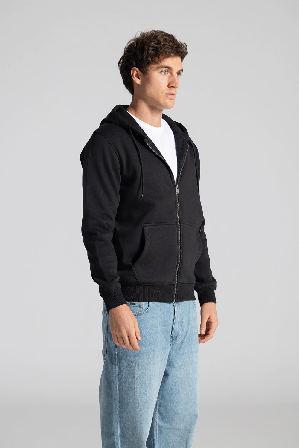 Basic Full Zipper Sweatshirt