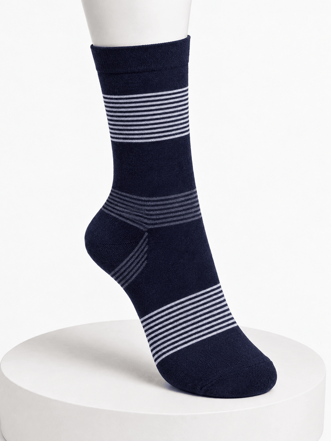 Navy Towel Socks