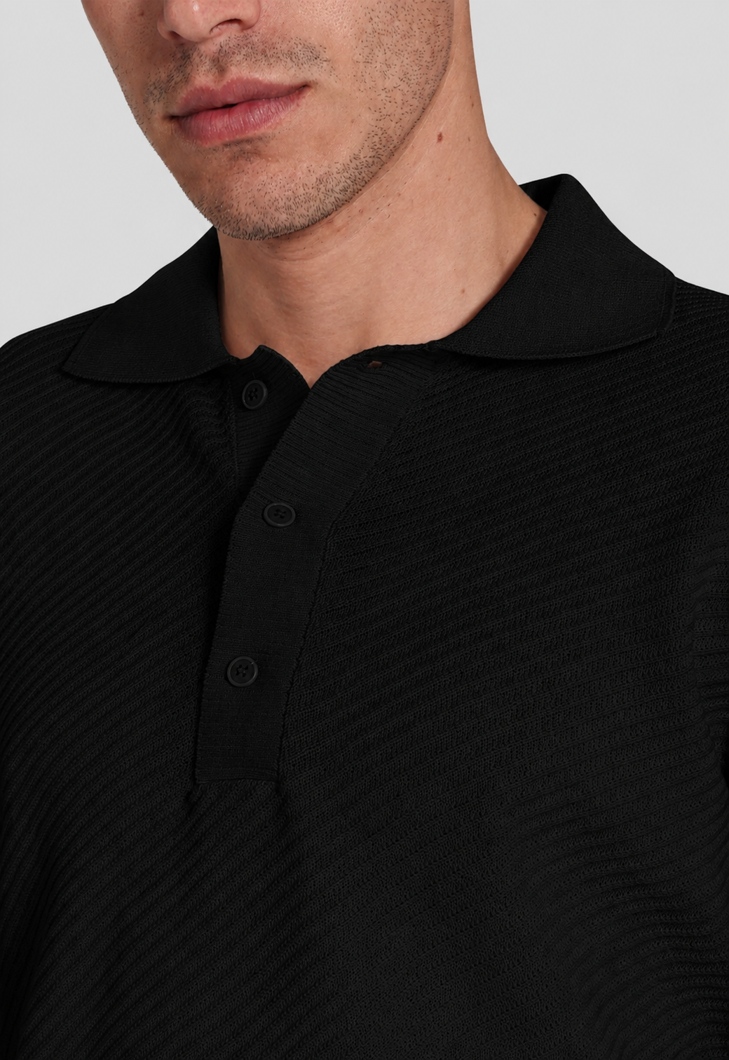 Knitted Polo Shirt
