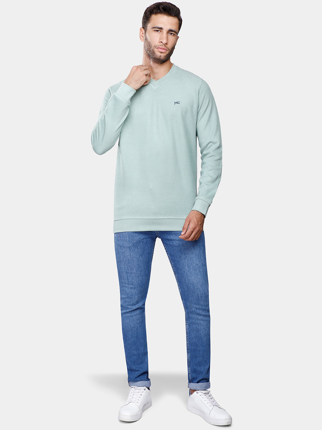 V Neck Sweatshirt