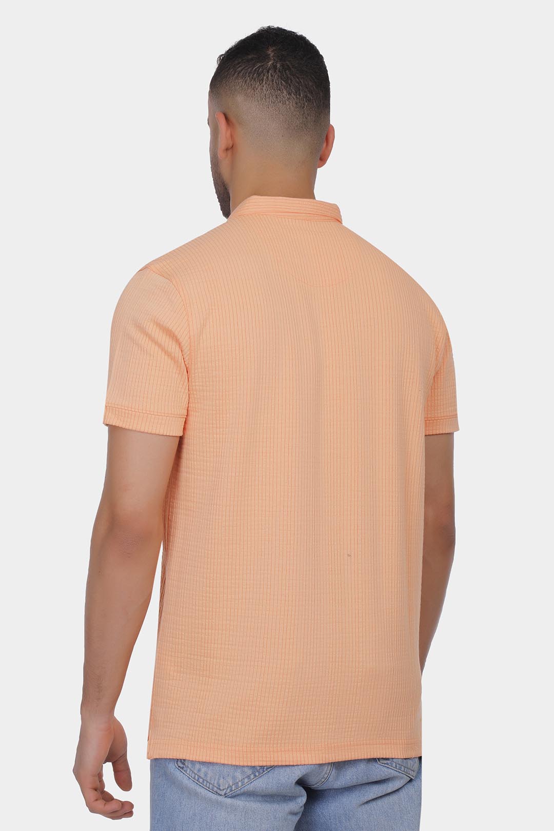 simon zipper polo shirt