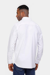 white soft oxford slim fit shirt