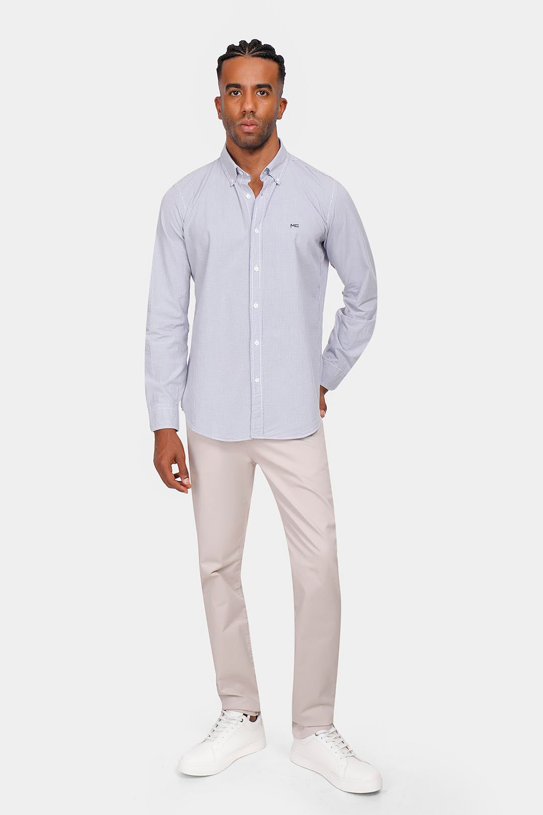 Grey Slim Fit Shirt