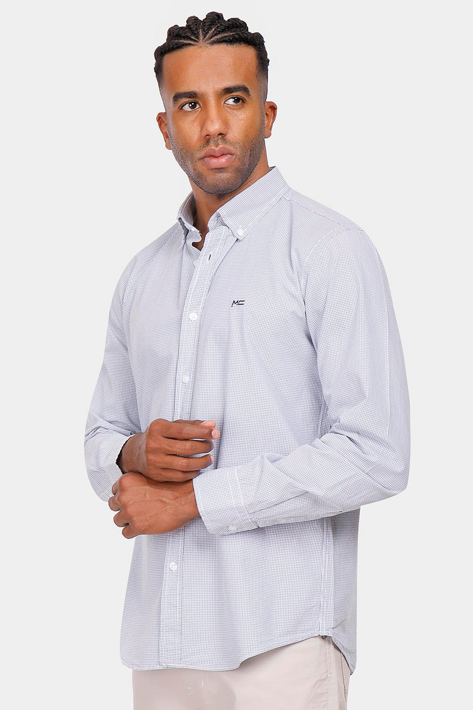 Grey Slim Fit Shirt