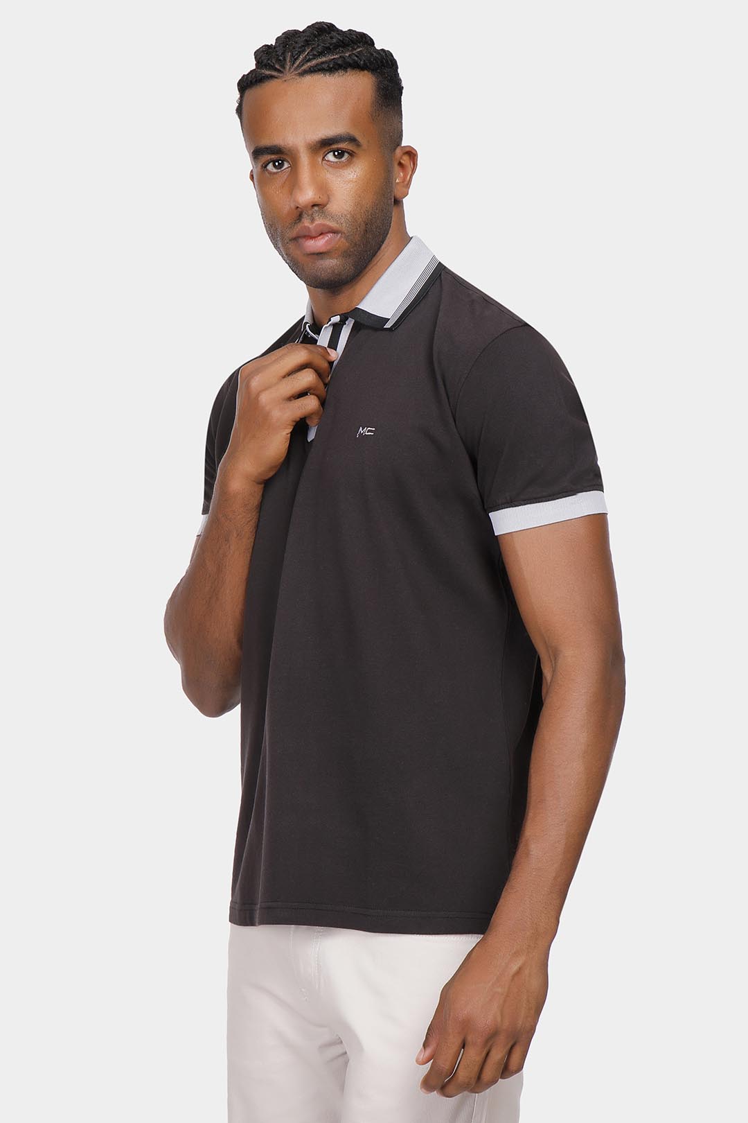 Black Basic Polo Shirt