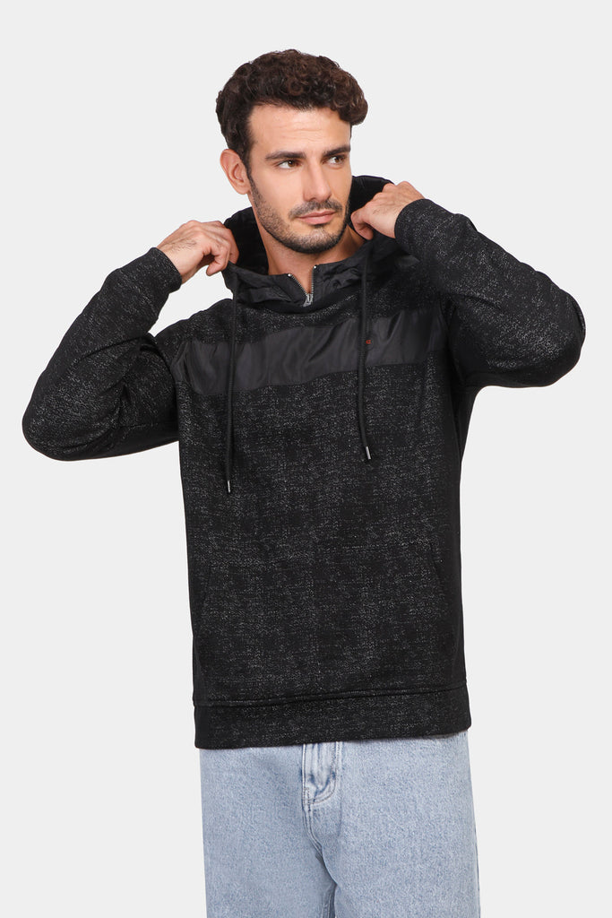 hooded-half-zipper-sweatshirt-black-men