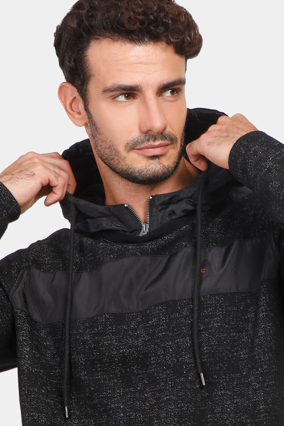 hooded-half-zipper-sweatshirt-black-men