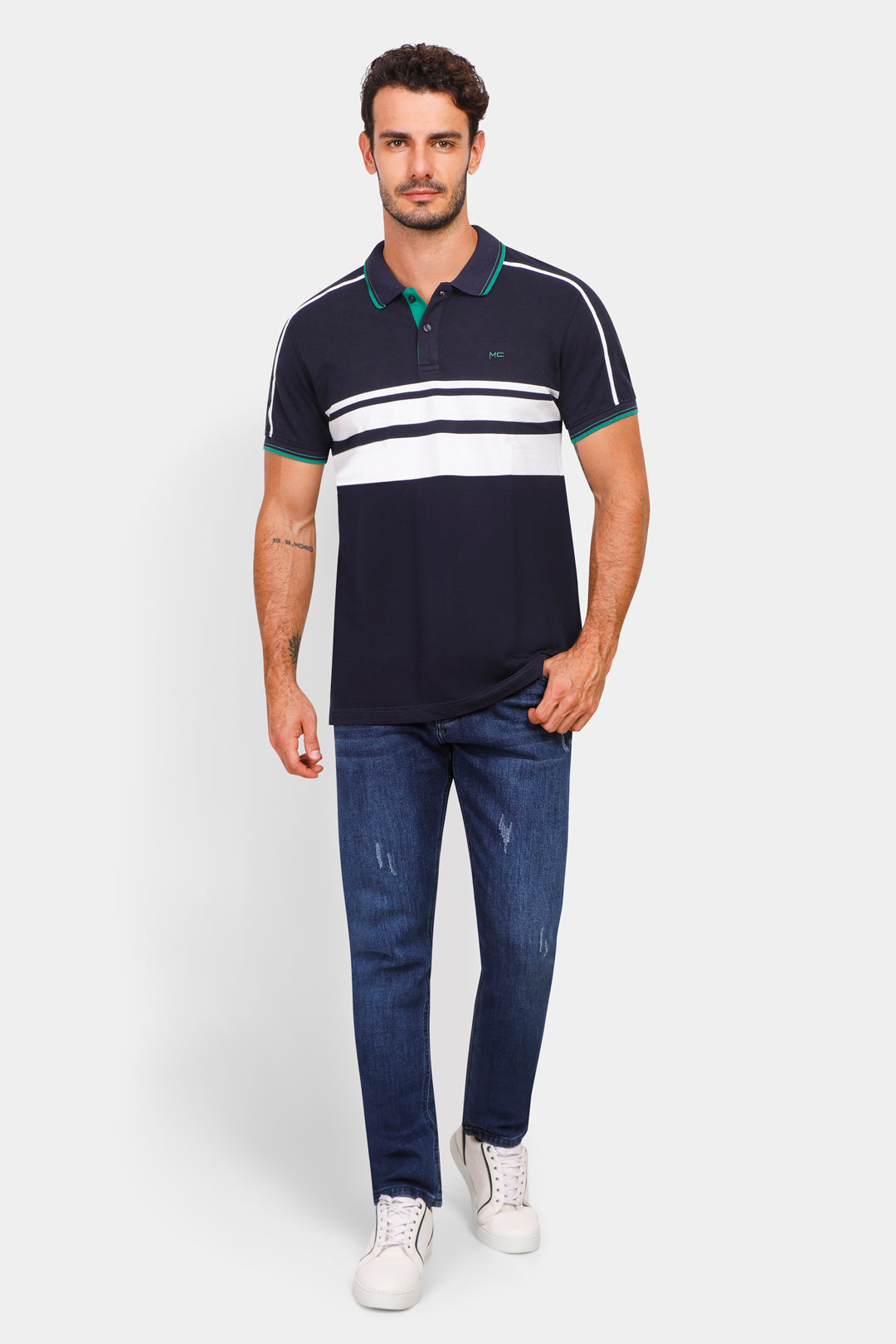 polo-shirt-baisc-slim-fit-summer-navy