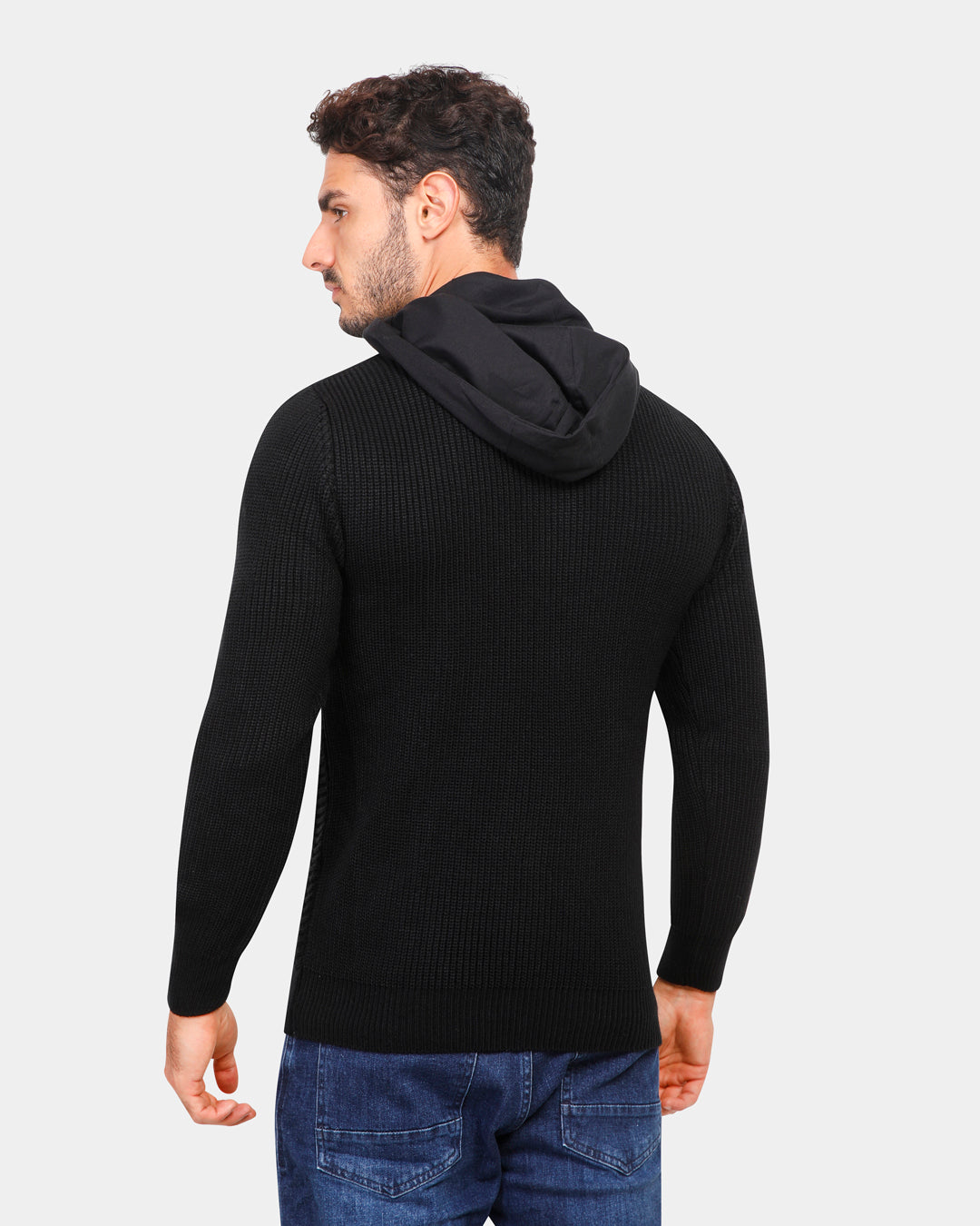 black hoodie pullover