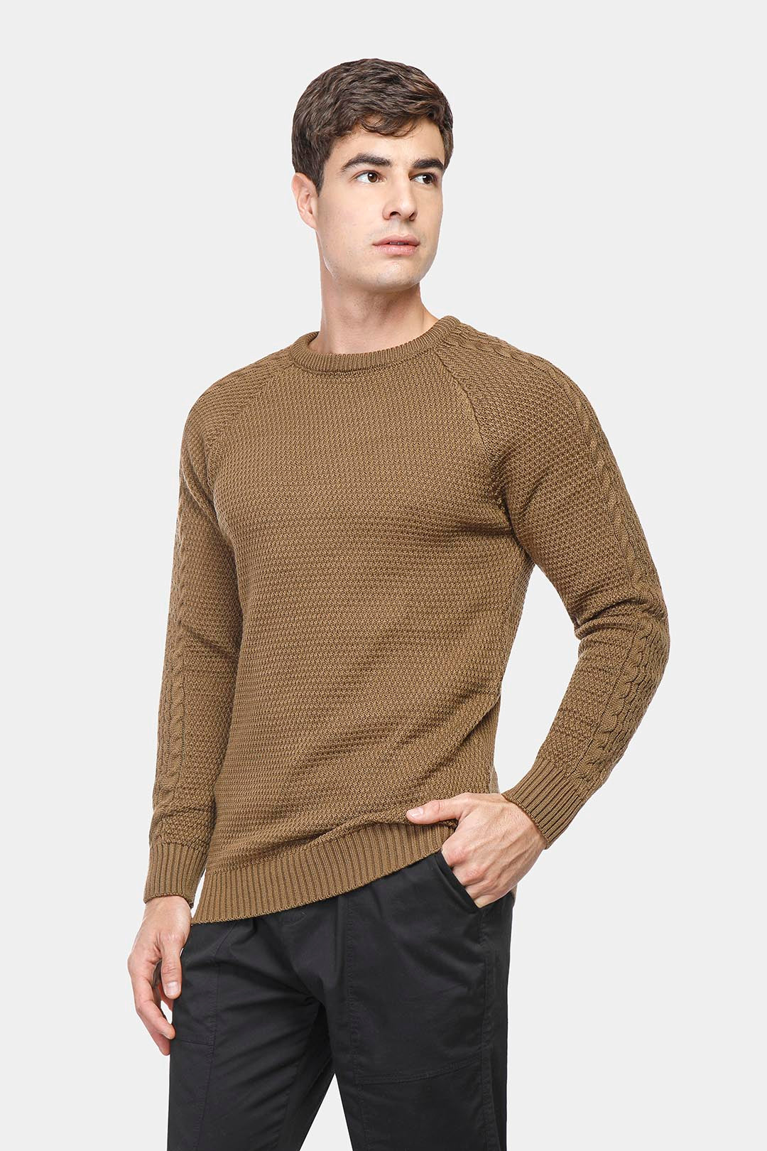 Coffee Crew Neck Pullover