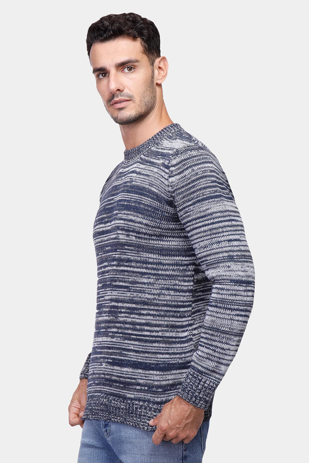 Navy Crew Neck Pullover