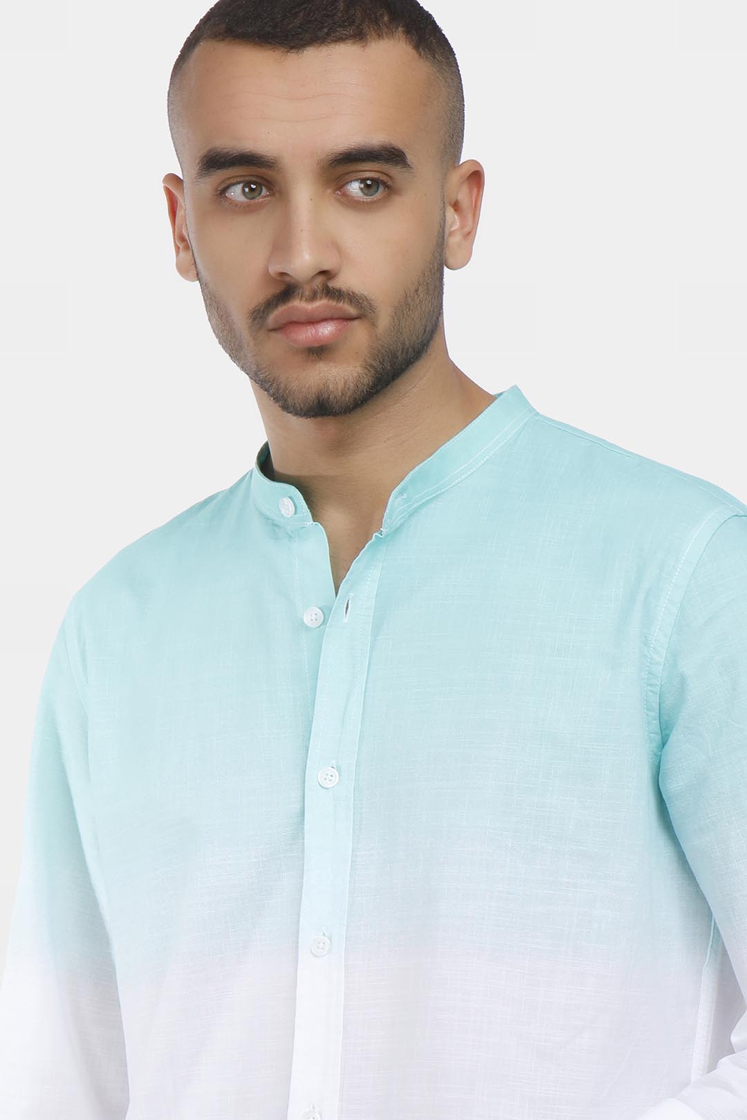 Aqua Degrade Slim Fit Shirt