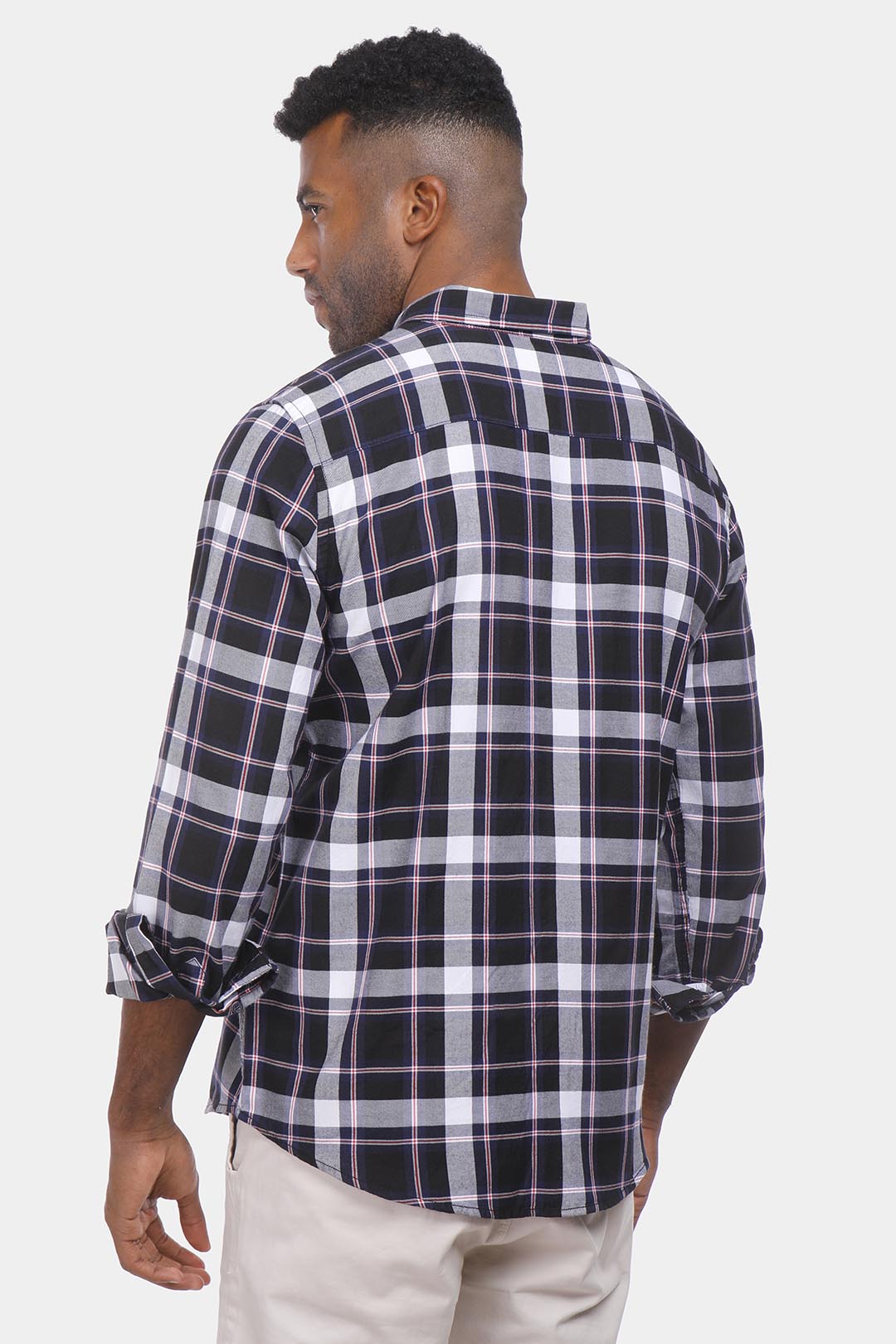 Oily Checked Slim Fit Shirt