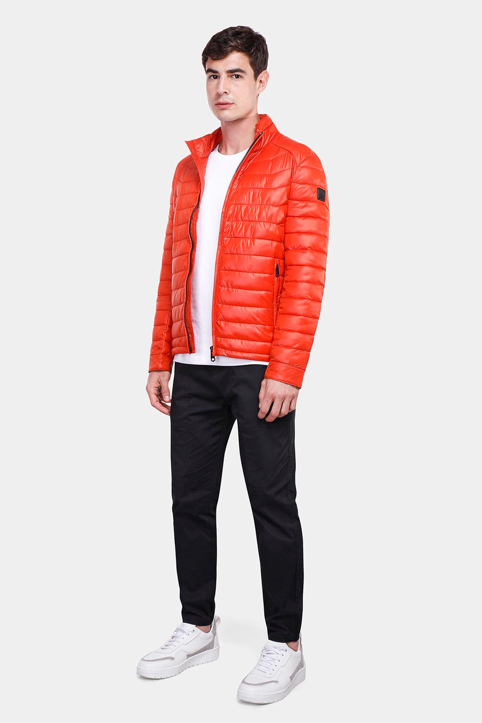 Orange Bomber Jacket