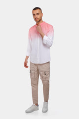 Cashmere Degrade Slim Fit Shirt