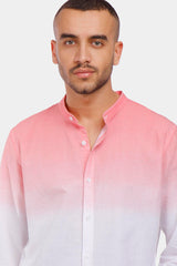 Cashmere Degrade Slim Fit Shirt