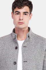 Beige Slim Fit Short Coat