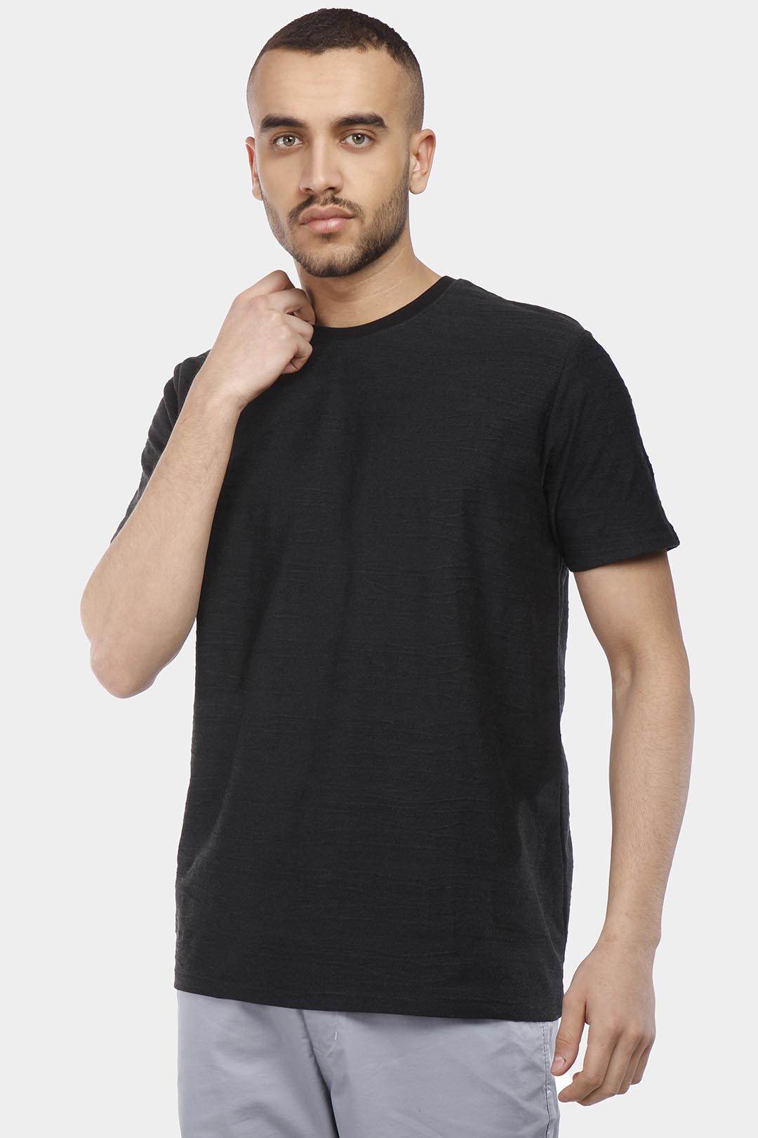t-shirt black basic summer2024 