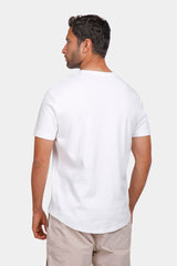White Basic Crew Neck T-Shirt
