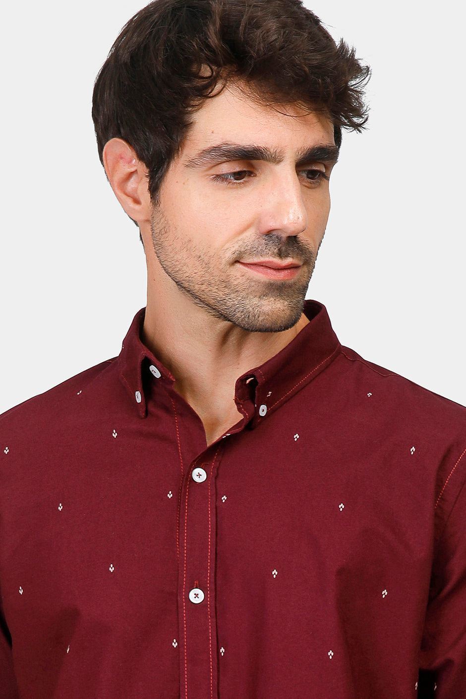 Slim Fit Pattern Shirt