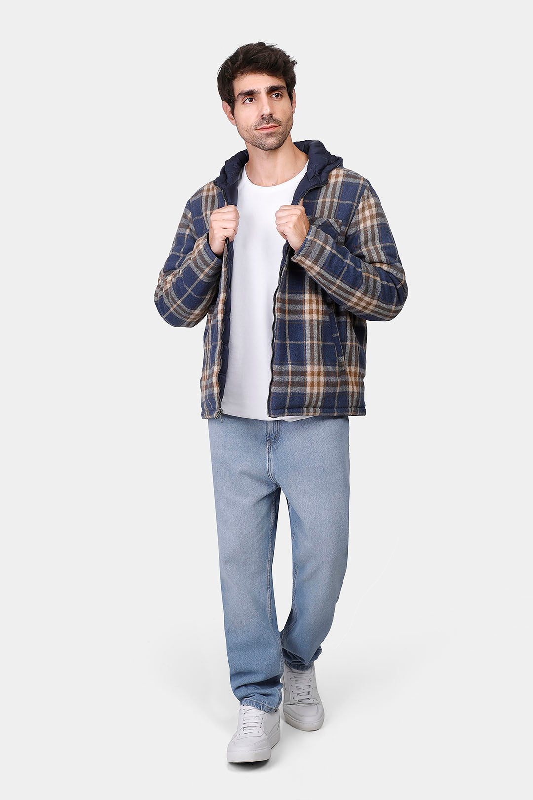 slim fit double face jacket