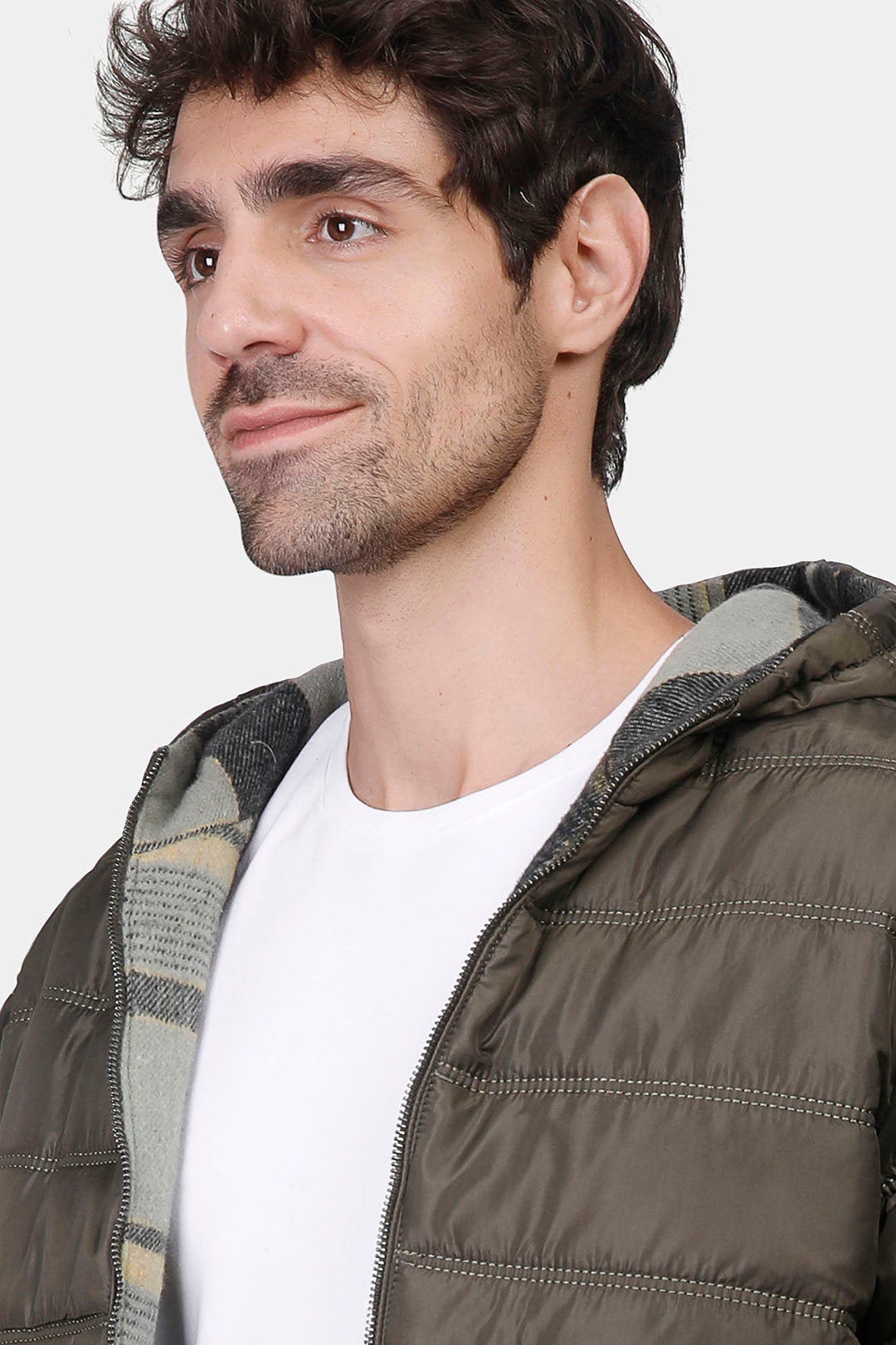 slim fit double face jacket