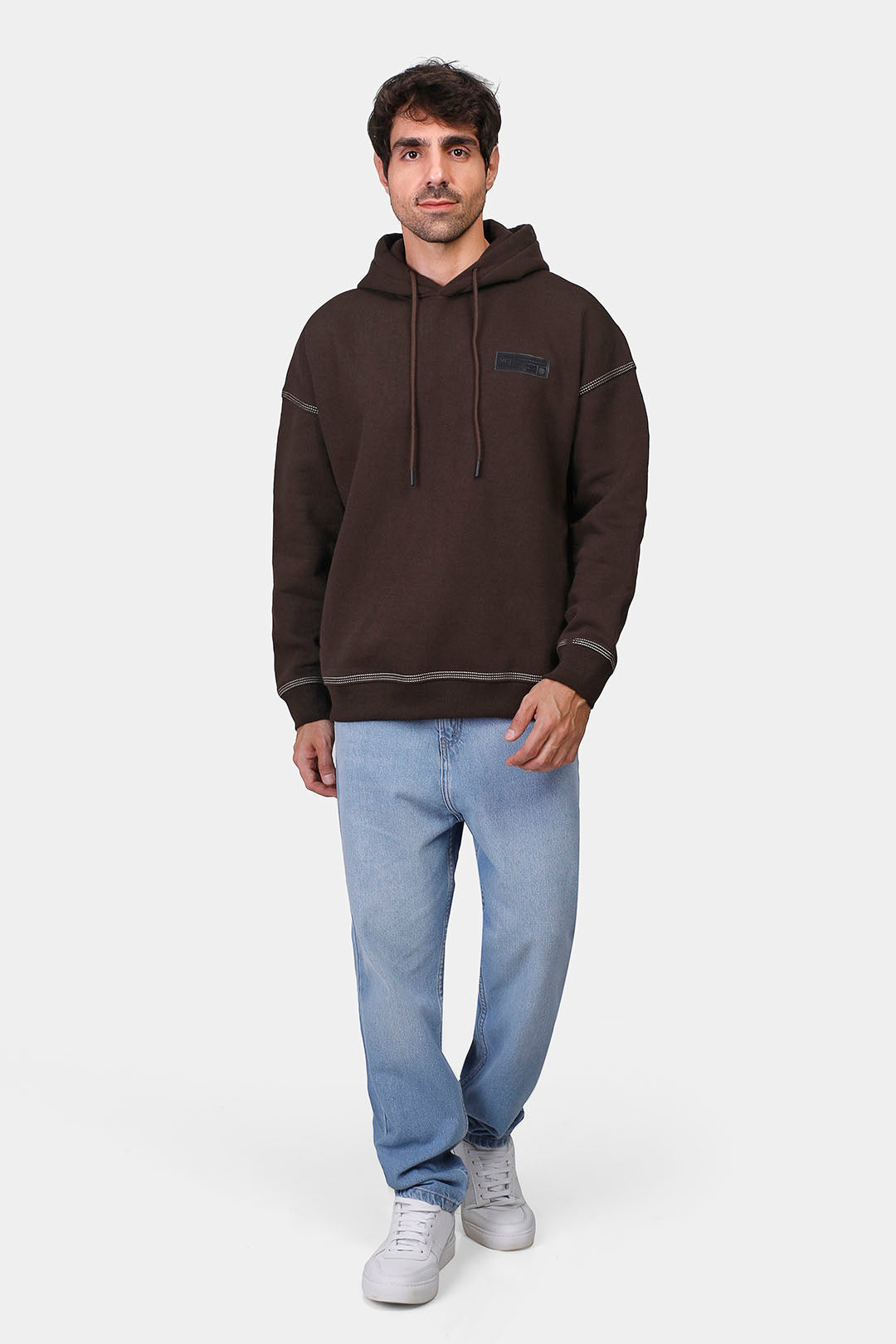 Boxy Fit Hoodie Sweatshirt