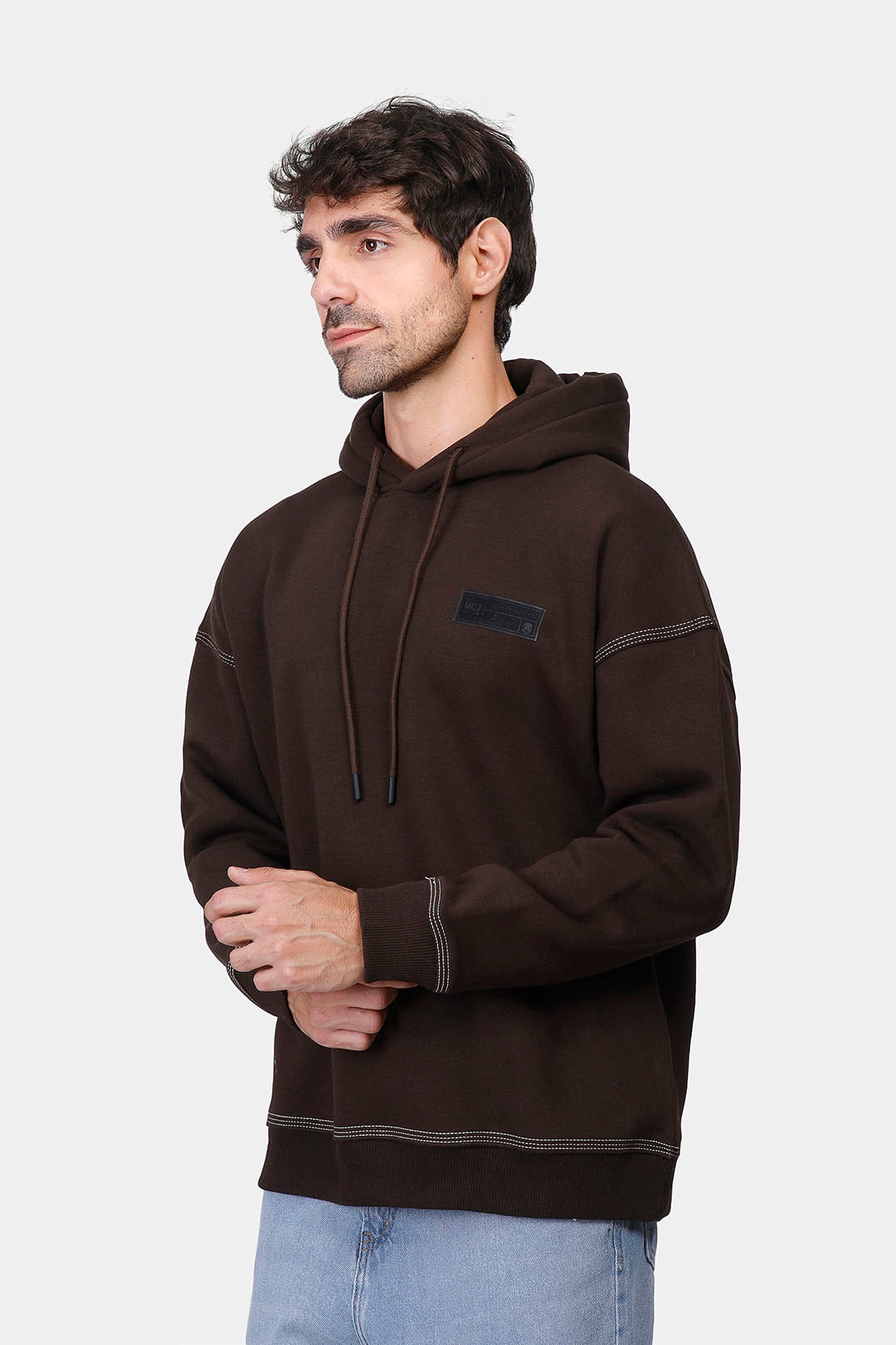 Boxy Fit Hoodie Sweatshirt