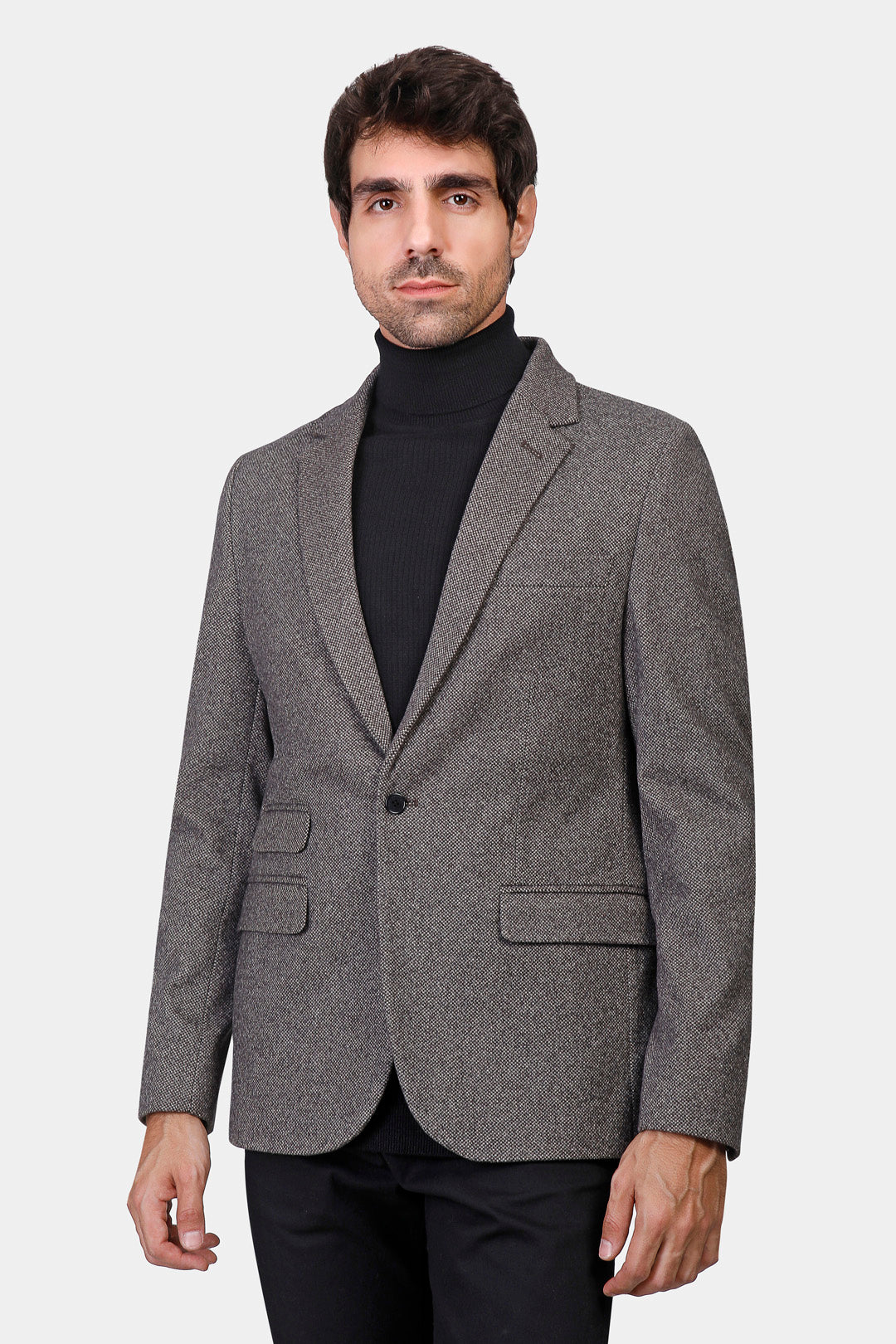 black checked over size shirt jacket