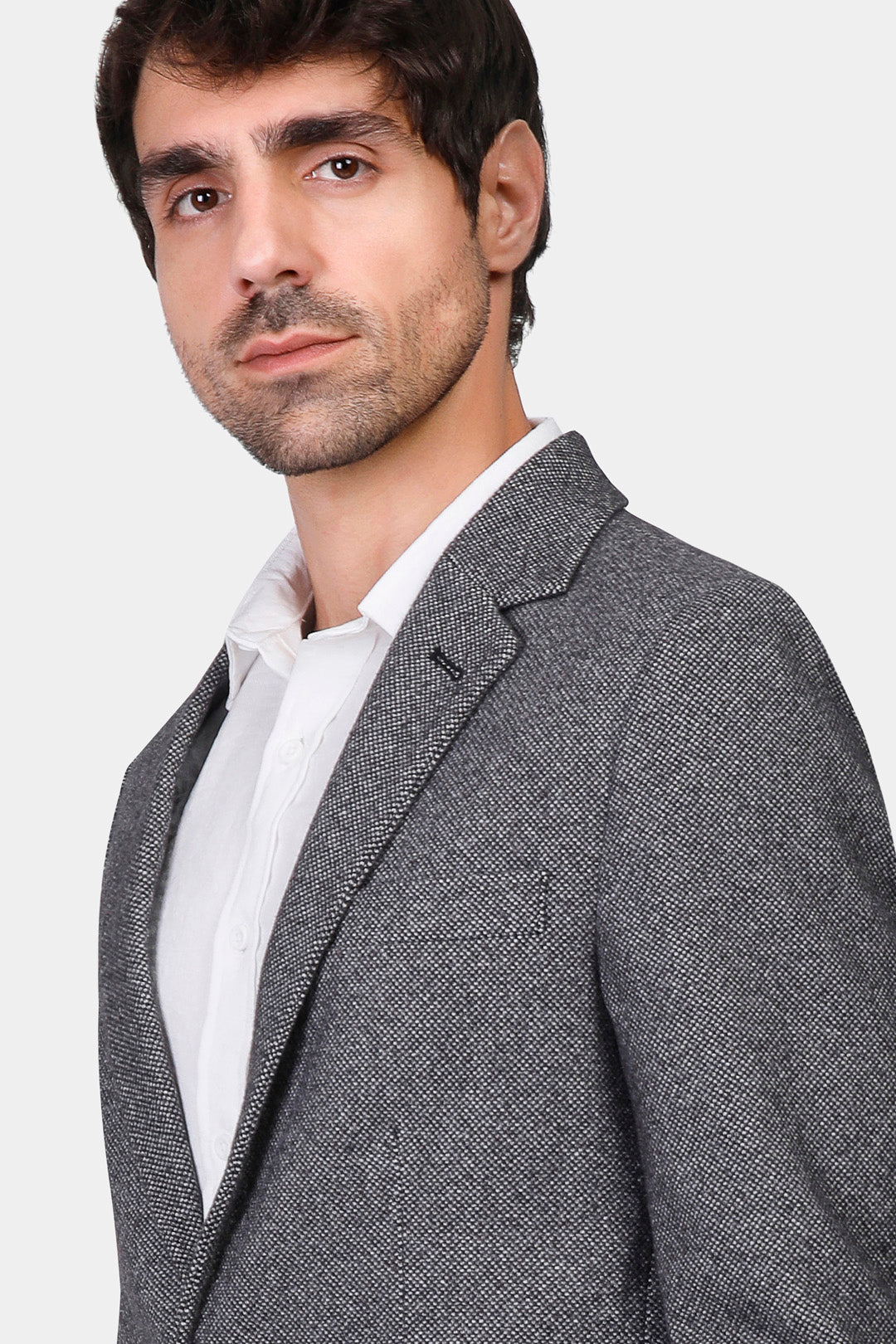 black checked over size shirt jacket