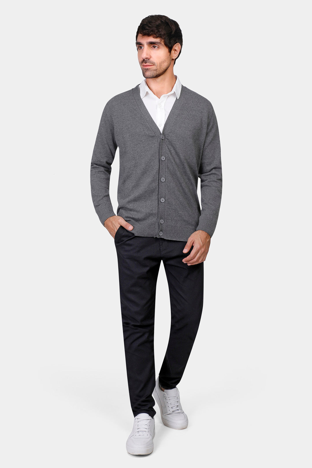 full botton pullover