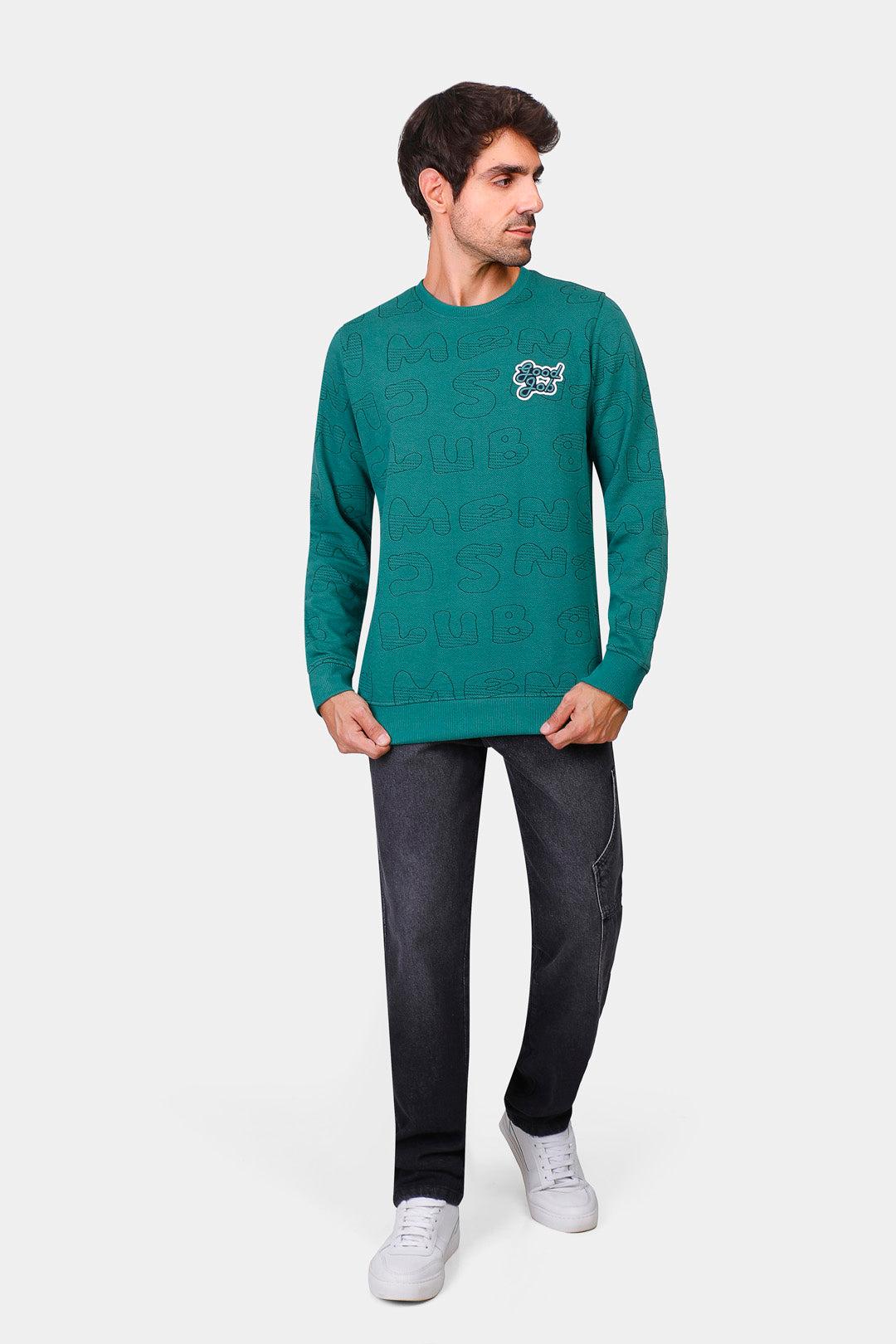 crew neck sweatshirt