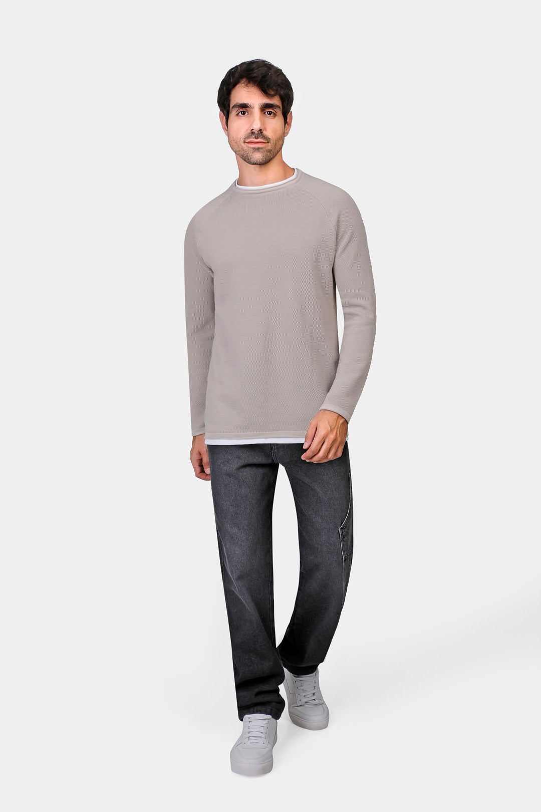 crew neck pullover