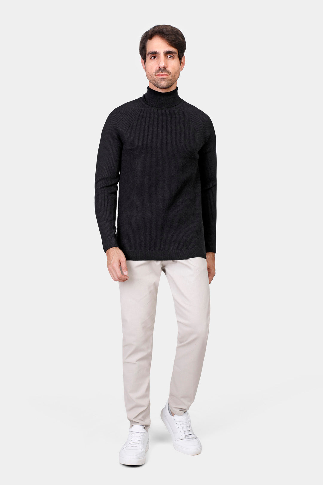 turtle neck slim fit pullover