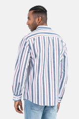 Red Striped Slim Fit Shirt