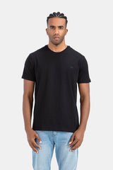 Black Basic Crew Neck T-Shirt