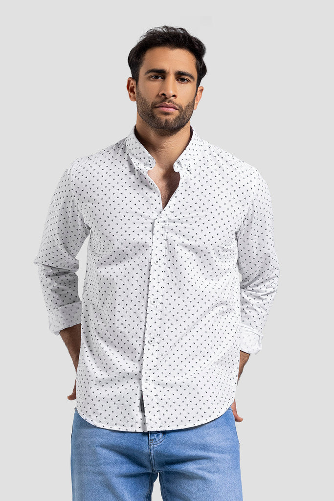 Slim Fit Solid Shirt