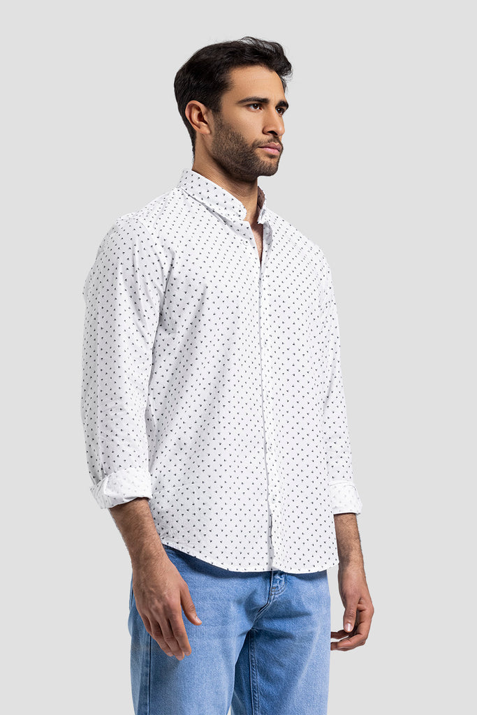 Slim Fit Solid Shirt