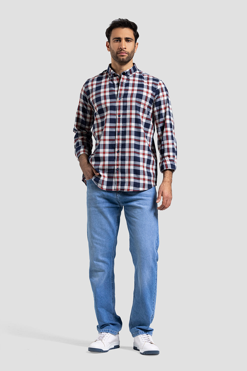 Slim Fit Checked Shirt