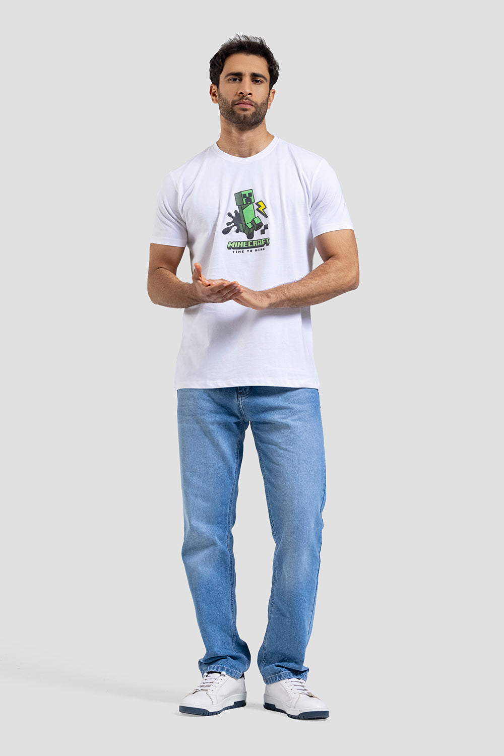 Crew Neck Printed T-shirt