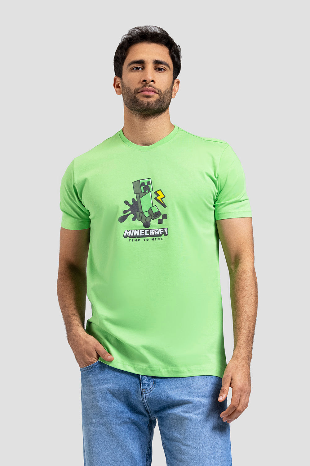 Crew Neck Printed T-shirt
