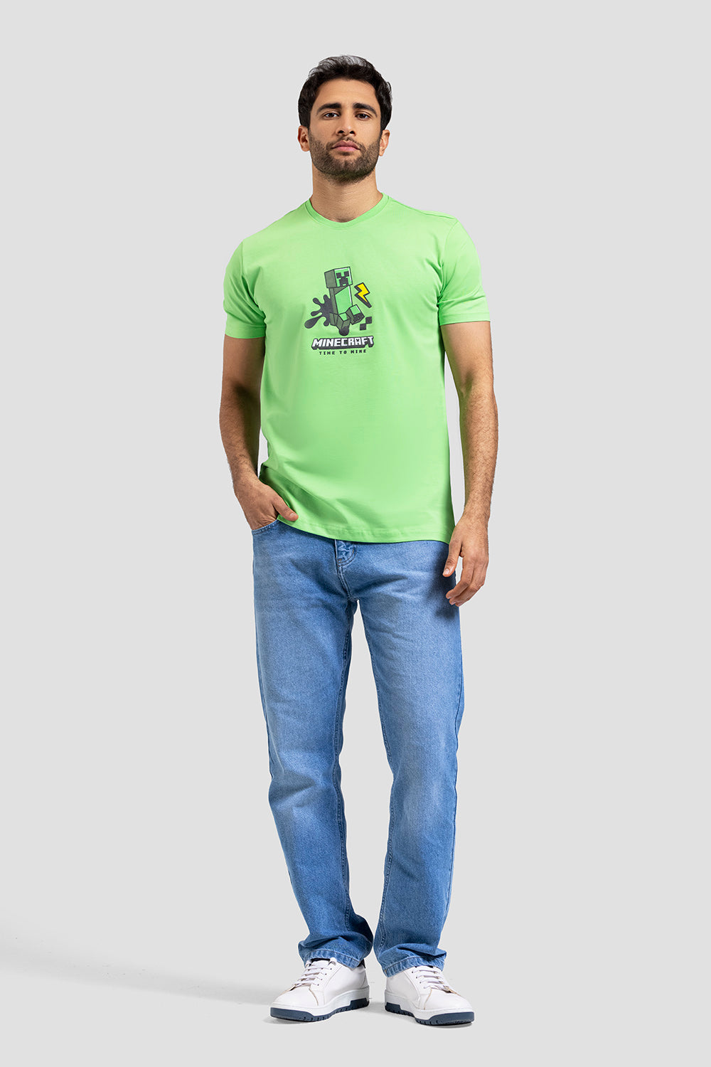 Crew Neck Printed T-shirt