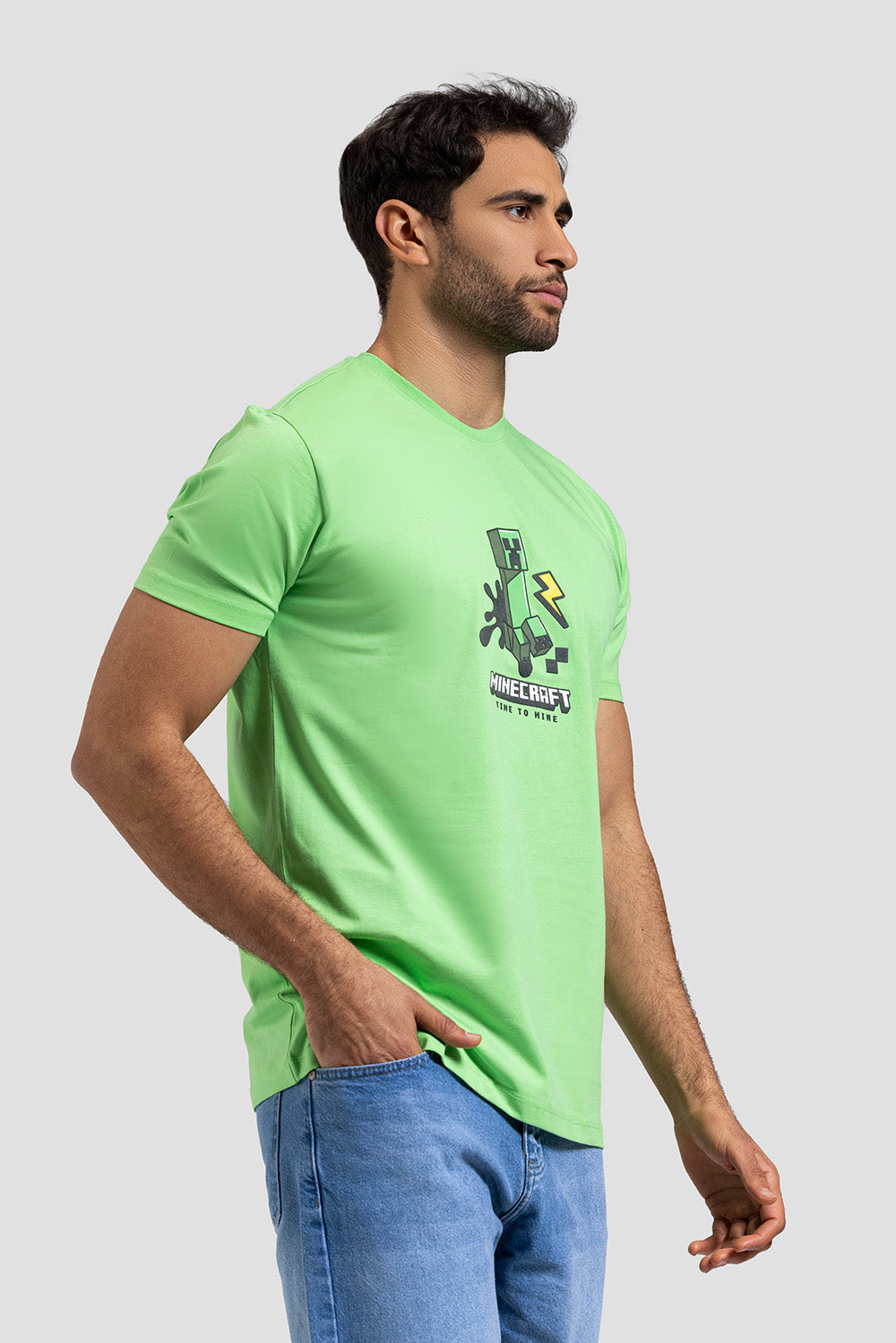 Crew Neck Printed T-shirt
